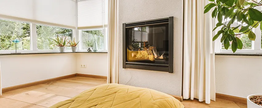 Residential Fireplace Ceramic Glass Installation in Brea, CA