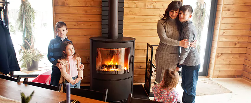Morso Cast Iron Fireplace Insert Installation in Brea, California