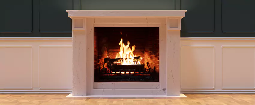 Open Flame Wood-Burning Fireplace Installation Services in Brea, California