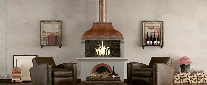 Thelin Hearth Products Providence Pellet Insert Fireplace Installation in Brea, CA