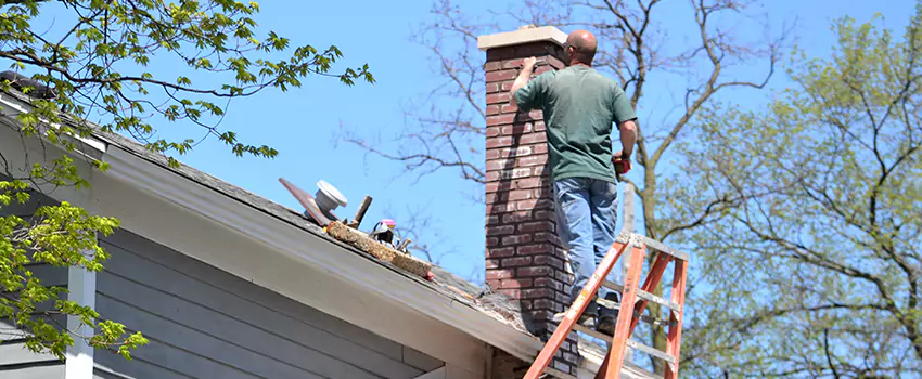 Vinyl and PVC Chimney Flashing Installation in Brea, CA
